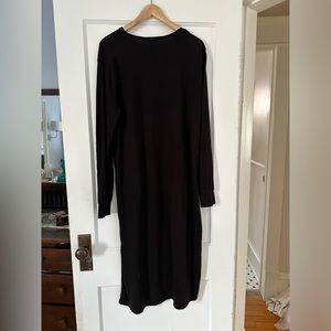 Zara long sleeved t-shirt dress, black, never worn , NWOT